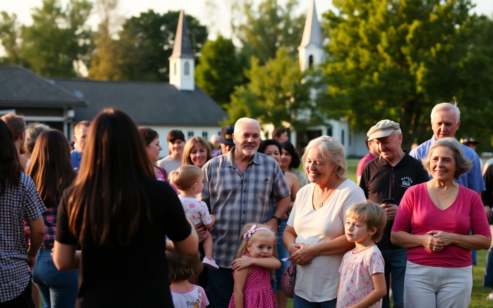 Neighbors gathered at a St. Clair County community event
